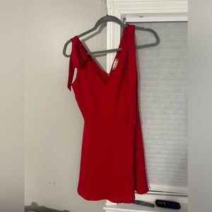 Red altered state dress